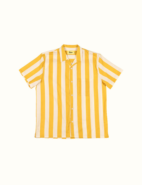 Traveler Leisure Stretch Button-Up Yellow