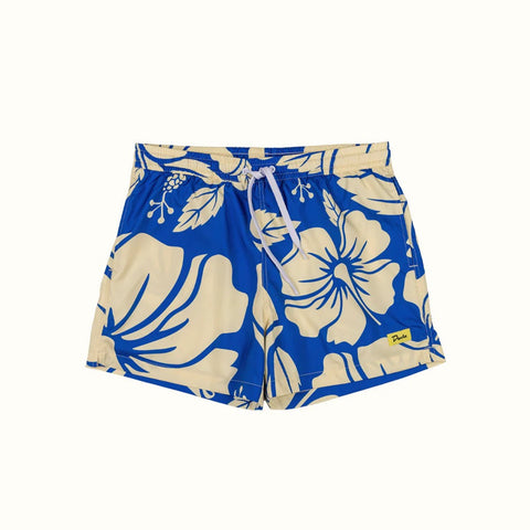 Trouble In Paradise Swim Short Blue