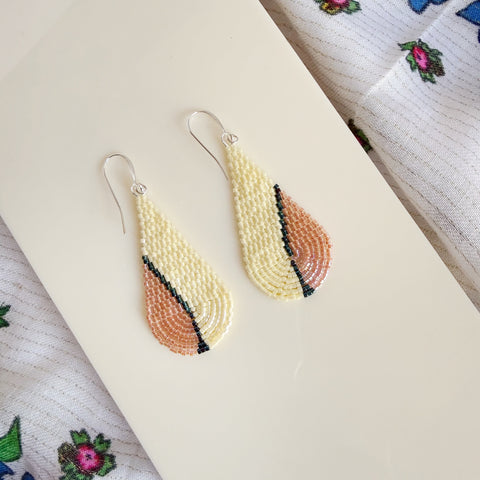 Teardrop Beaded Earrings