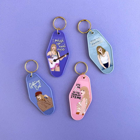 Taylor Swift Bejeweled Motel Keychain