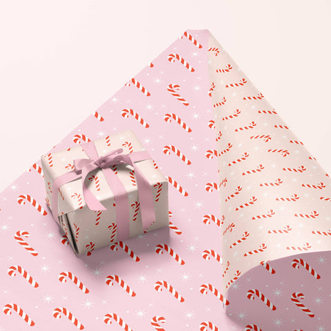 Holiday Gift Wrap | Candy Cane