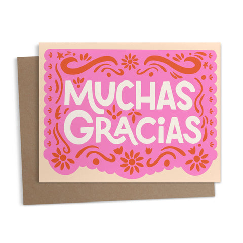 Papel Picado Spanish Greeting Card