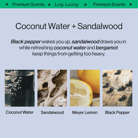 Deep Cleansing Body Wash - Coconut Water + Sandalwood