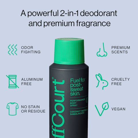 Performance Body Spray - Coconut Water + Sandalwood