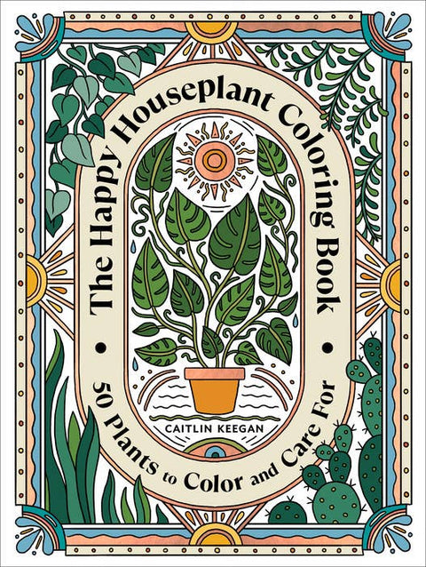 Happy Houseplant Coloring Book