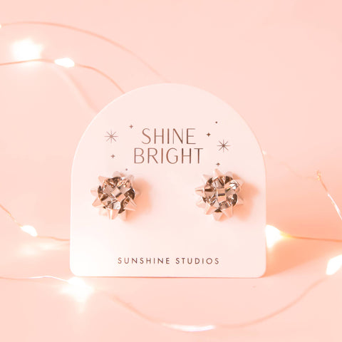 Holiday Bow Earrings | Single