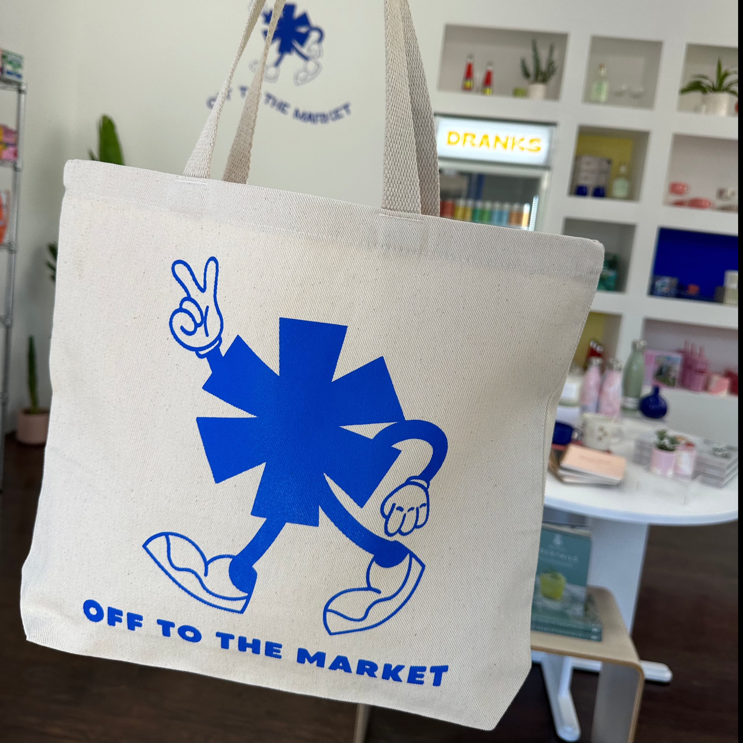 Off To The Market Tote - Thumbnail 2