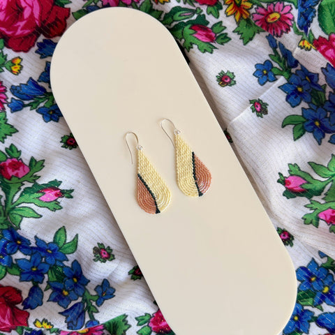 Teardrop Beaded Earrings