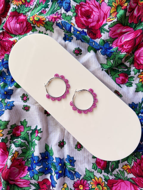 Daisy Hoops (Medium)