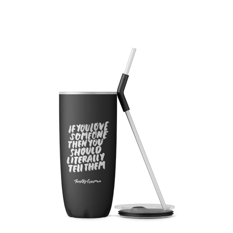 Timothy Goodman x S'well Tumbler with Straw