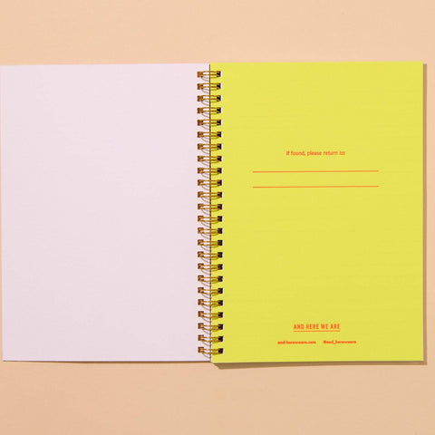 Olives Letterpress Spiral Notebook