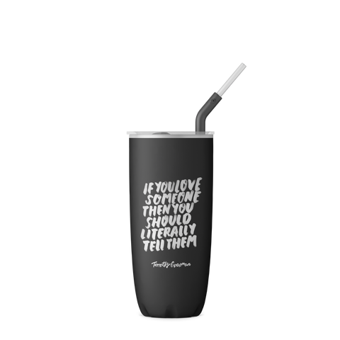 Timothy Goodman x S'well Tumbler with Straw