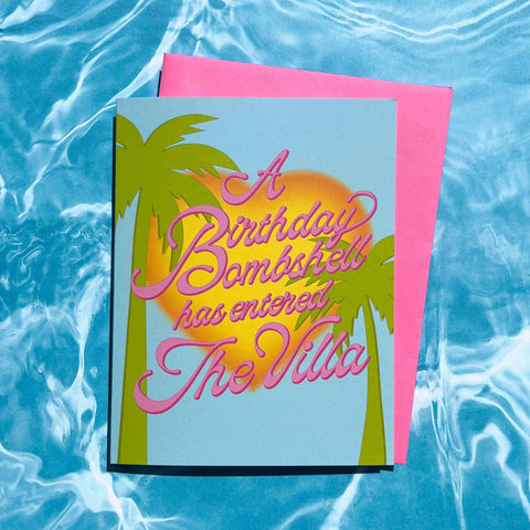 Birthday Bombshell Card