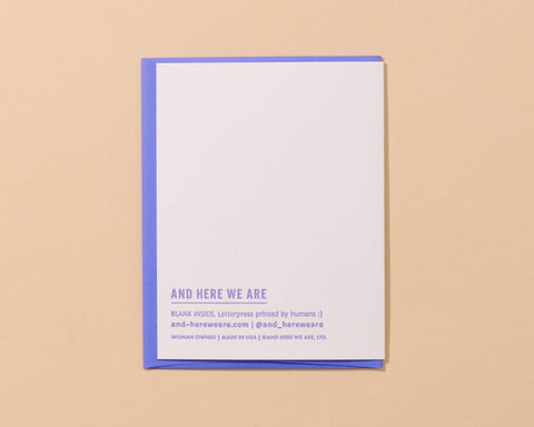 Coolest Dog Letterpess Card - Pet Loss, Sympathy