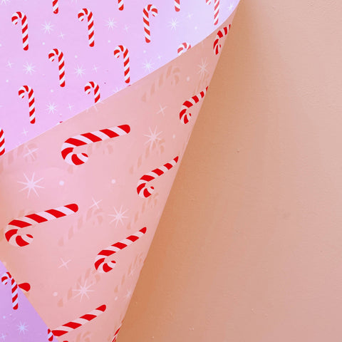 Holiday Gift Wrap | Candy Cane