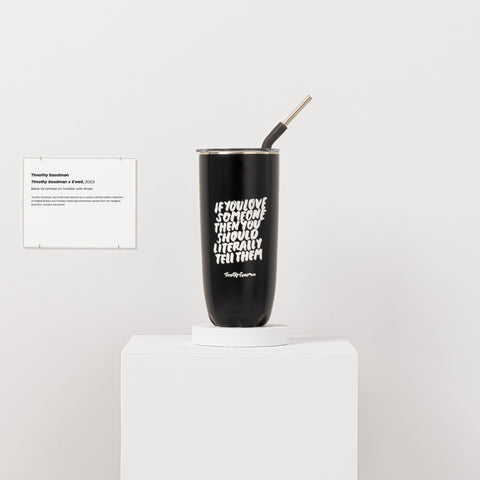 Timothy Goodman x S'well Tumbler with Straw