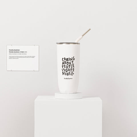 Timothy Goodman x S'well Tumbler with Straw