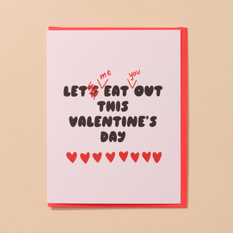 Eat Out for Valentine's Day - Sexy Card