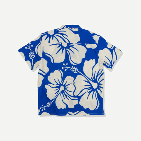 PARADISE LEISURE STRETCH BUTTONUP - BLUE